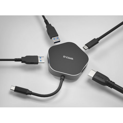 Docking Usb-c D-link Dub-m420 A 1xhdmi 4k 2xusb-a 3.0 1xusb-c Pd 60w Thunderbolt 3