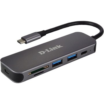 Hub Usb-c D-link Dub-2325 A 2xusb3.0 1xusb-c 1xlector Tarjetas