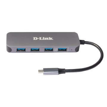 Hub Usb-c D-link Dub-2340 A 3xusb3.0 1xusb-c Pd 60w 2