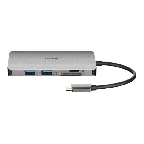 Docking Usb-c D-link Dub-m610 A 1xhdmi 4k 2xusb-a 3.0 1xusb-c Pd 100w Thunderbolt 3 1xlector De Tarjetas