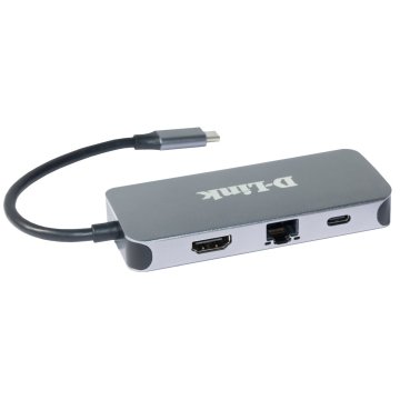 Docking Usb-c D-link Dub-2335 A 1xhdmi 4k 3xusb3.0 1xusb-c Pd 60w 1xgb Rj45 2