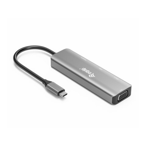 Docking Usb-c Equip 133485 A 1xhdmi 4k 1xdisplayport 4k 1xvga 1xusb-a 2.0