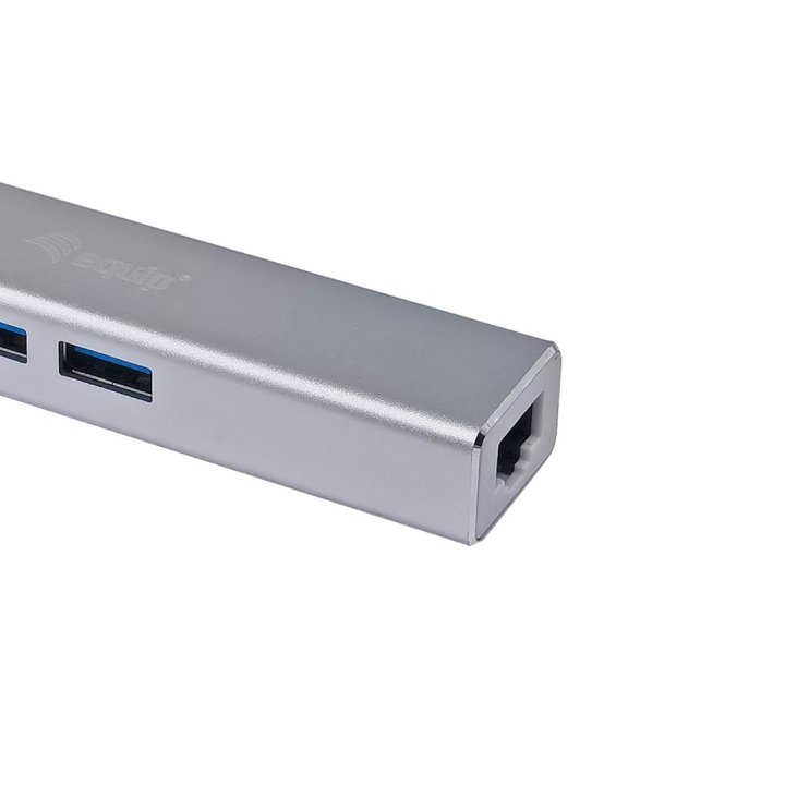 Adaptador Usb-c Equip 133481 A 3xusb-a 3.0 1x1gb Rj45