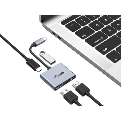 Docking Usb-c Equip 133484 A 2xhdmi 4k 1xusb-c Pd 100w 1xusb-a 3.0