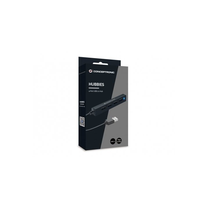 Hub Usb 2.0 Conceptronic Hubbies05b A 4xusb-a 2.0