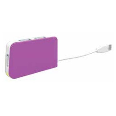 Hub Usb 2.0 Approx Appht4p A 4xusb-a 2.0 Color Morado