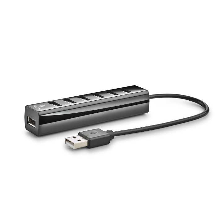 Hub Usb 2.0 Ngs A 7xusb-a Con Adaptador De Corriente