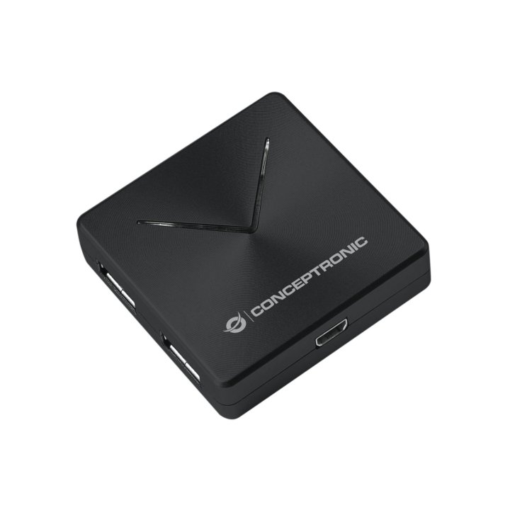 Hub Usb 3.0 Conceptronic Hubbies02b 4 Puertos Usb 3.0 Color Negro