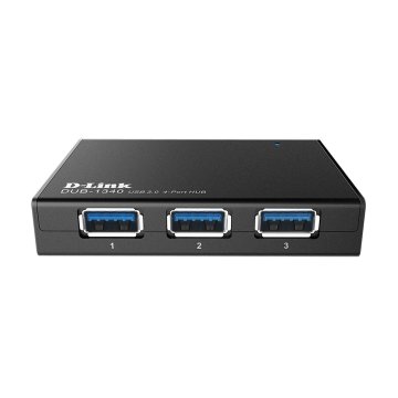 Hub Usb 3.0 D-link Dub-1340 Usb 3.0 4 Puertos Diseño Portable No Necesita Corriente