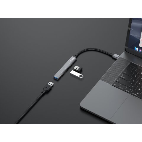 Hub Usb 3.0 Equip Life Usb 1 Puerto Usb 3.0 3 Puertos Usb 2.0 Carcasa Aluminio
