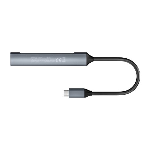 Hub Usb-c 3.2 Equip Life 2 Puertos Usb 2.0 1 Puerto Usb 3.0 1 Puerto Usb-c + 1 Puerto Usb C Carga Hasta 100w Carcasa De Alumi