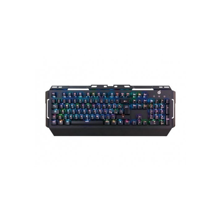 Teclado Gaming Mecanico Conceptronic Kronic01 Italiano Retroiluminado Rgb Usb 8 Teclas Programas