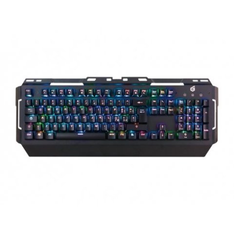 Teclado Gaming Mecanico Conceptronic Kronic01 Italiano Retroiluminado Rgb Usb 8 Teclas Programas