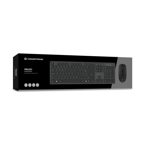 Pack Teclado Y Mouse Wireless Conceptronic Orazio Portugues