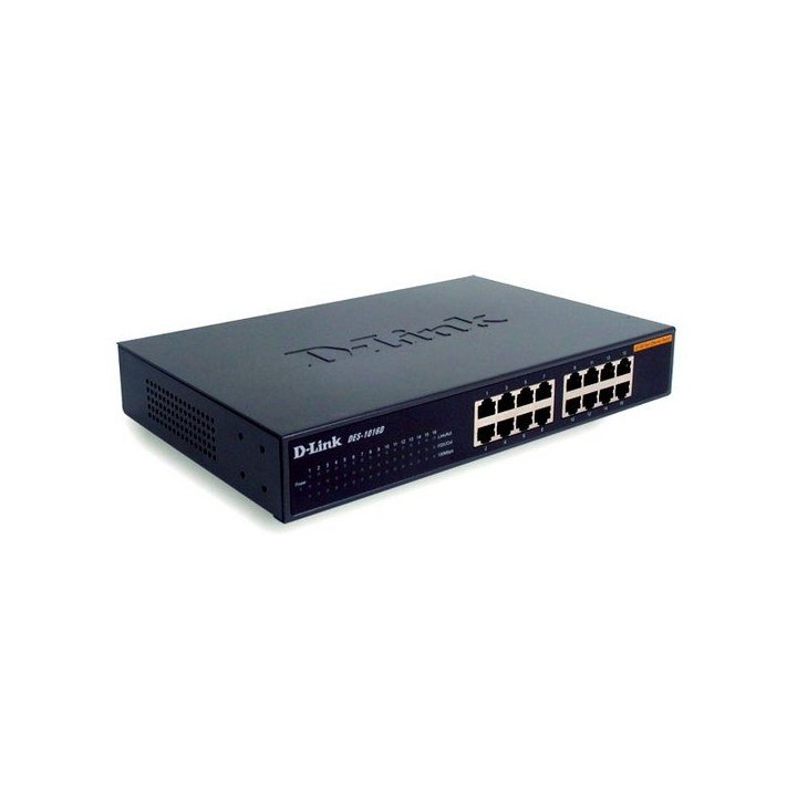 Switch No Gestionable D-link Des-1016d 16p Ethernet Sobremesa No Rack