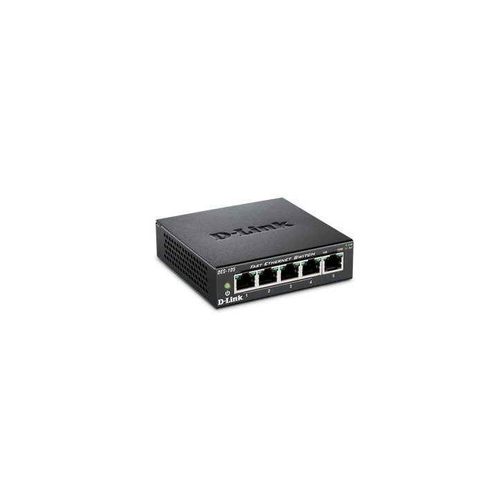 Switch No Gestionable D-link Des-105 5p Ethernet Carcasa Metal Sobremesa No Rack