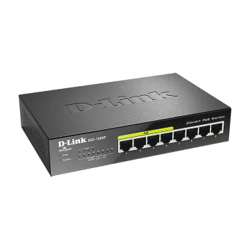 Switch No Gestionable D-link Dgs-1008p 8p Giga Con 4p Poe (52w) Sobremesa No Rack 2