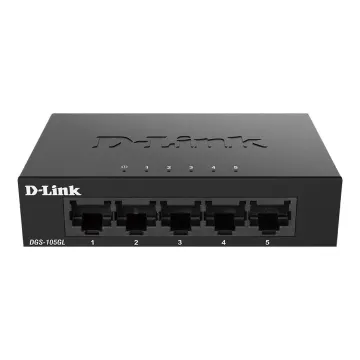 Switch No Gestionable D-link Dgs-105gl 5p Giga Carcasa Metalica Sobremesa No Rack