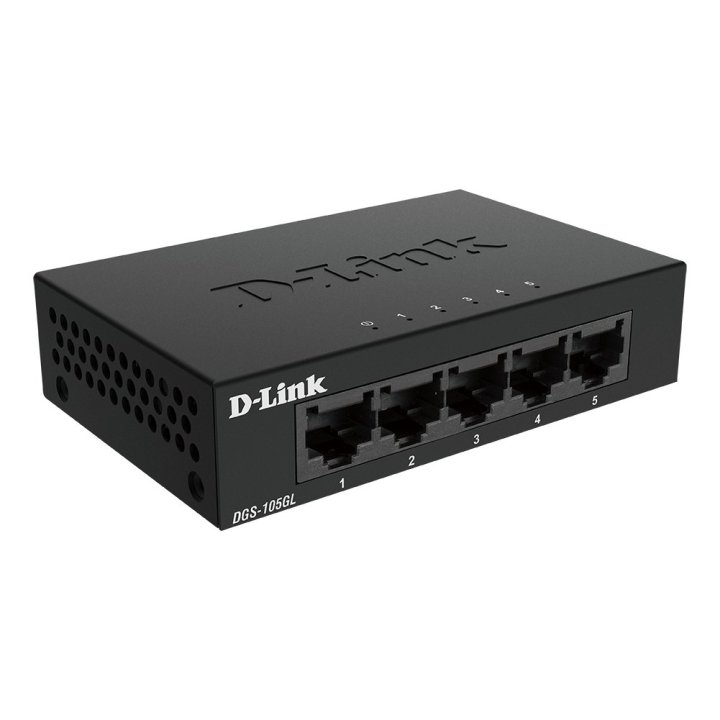 Switch No Gestionable D-link Dgs-105gl 5p Giga Carcasa Metalica Sobremesa No Rack
