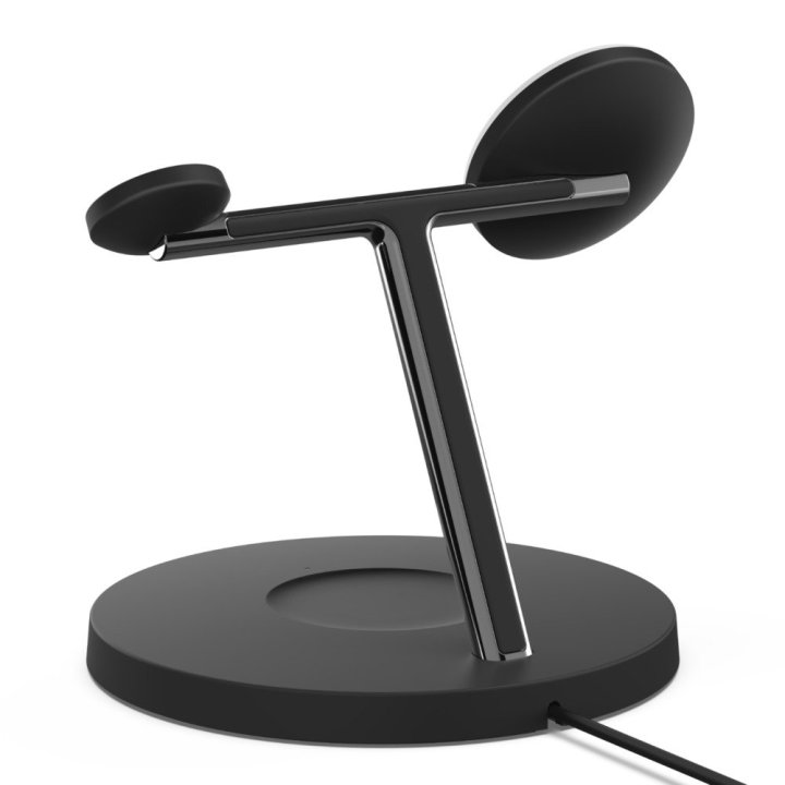 Base De Carga Powerhouse Belkin Wiz017vfbk Apple Watch, Iphone Magsafe 15w & Airpods Color Negro