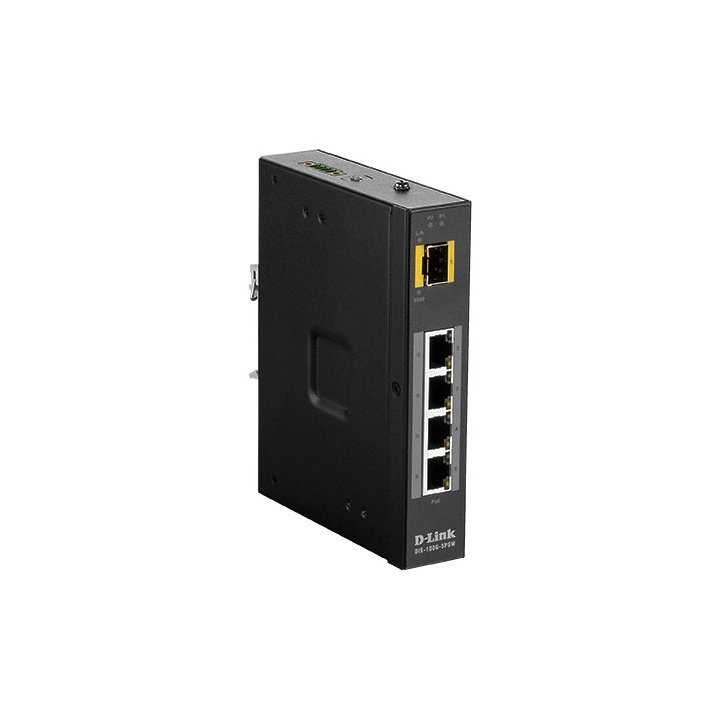 Switch Industrial D-link Dis-100g-5psw Sin Gestion 4p Giga Poe 1x Sfp 120w Poe Bugdet