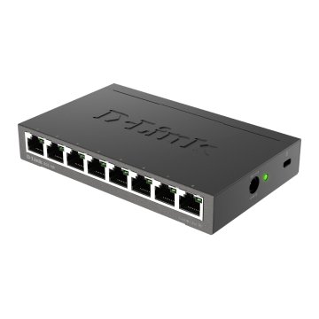 Switch No Gestionable D-link Dgs-108 8p Giga Carcasa Metal Sobremesa No Rack                         2