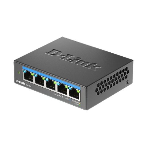 Switch No Gestionable Dlink Dms-105 5p Multigigabit 2,5g Carcasa Metalica Sobremesa No Rack