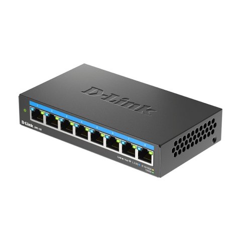 Switch No Gestionable Dlink Dms-108 8p Multigigabit 2,5g Carcasa Metalica Sobremesa No Rack