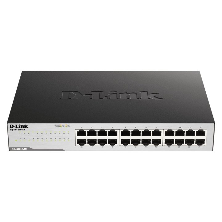 Switch No Gestionable D-link Go-sw-24g 24p Giga Sobremesa   Rack