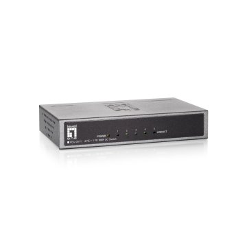 Switch Level One No Gestion 4 Puertos 10 100 + 1 Puerto Fibra Sc 100basefx Multimodo Hasta 2km