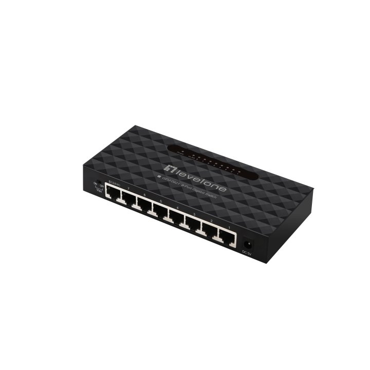 Switch Level One No Gestion 8p 10 100 1000 Geu-0821