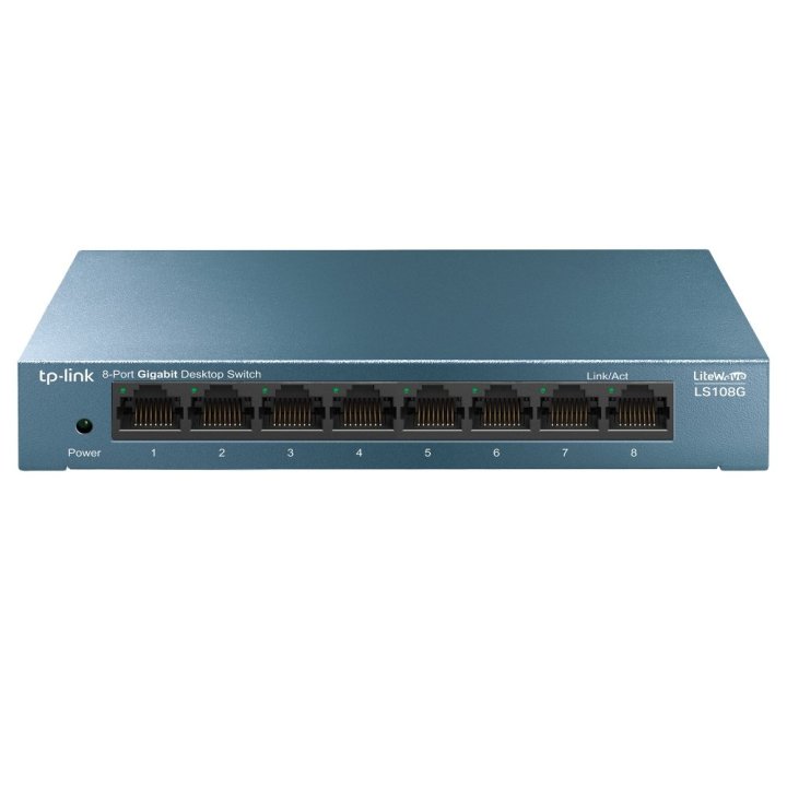Switch No Gestionable Tp-link Ls108g Litewave 8p Giga Sobremesa Carcasa Metal No Rack