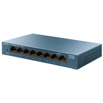 Switch No Gestionable Tp-link Ls108g Litewave 8p Giga Sobremesa Carcasa Metal No Rack 2