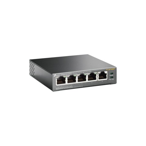 Switch No Gestionable Tp-link Sf1005p 5p Ethernet 4p Poe (58w) Sobremesa No Rack Carcasa Metalica