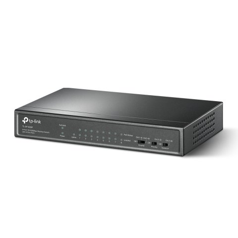 Switch No Gestionable Tp-link Tl-sf1009p Sobremesa 9p 10 100 Incluye 8p Poe+ 10 100 Total Poe 65w