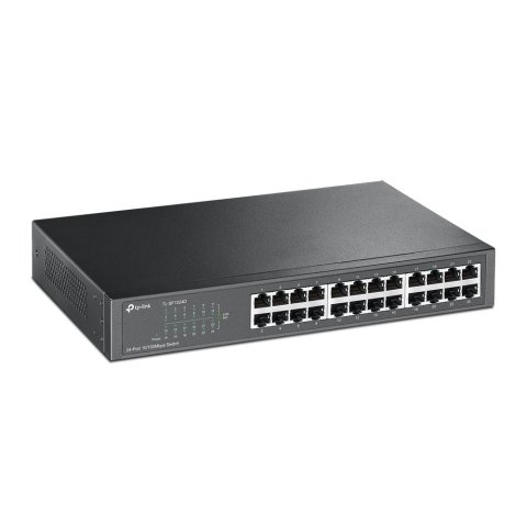 Switch No Gestionable Tp-link Sf1024ds 24p Ethernet Carcasa Metalica 13" Rack (kit De Montaje No Incl)