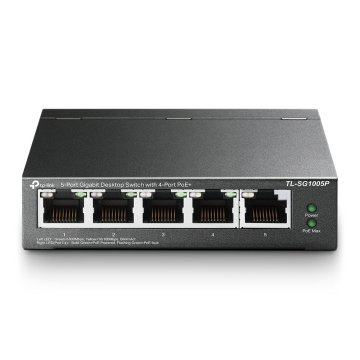 Switch No Gestionable Tp-link Sg1005p 5p Giga 4p Poe (56w) Sobremesa No Rack Carcasa Metalica