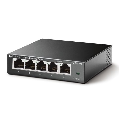Switch No Gestionable Tp-link Sg105s 5p Giga Carcasa Metalica No Rack