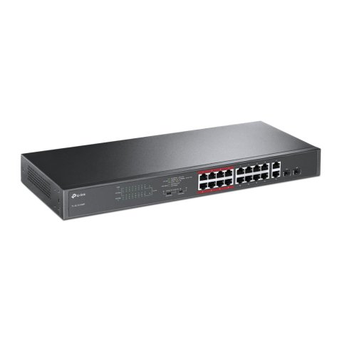 Switch No Gestionable Tp-link Tl-sl1218mp 16p Ethernet Y 2p Combo Poe 192w Carcasa Metalica 19" Rack