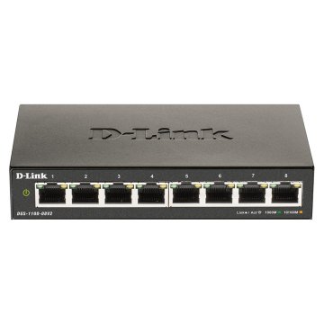 Switch Semigestionable D-link Dgs-1100-08v2 8p Giga No Rack