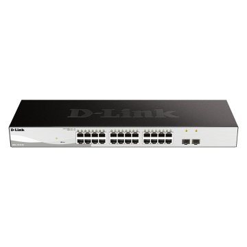 Switch Semigestionable D-link Dgs-1210-26 e 24p Giga + 2p Giga Combo Rack