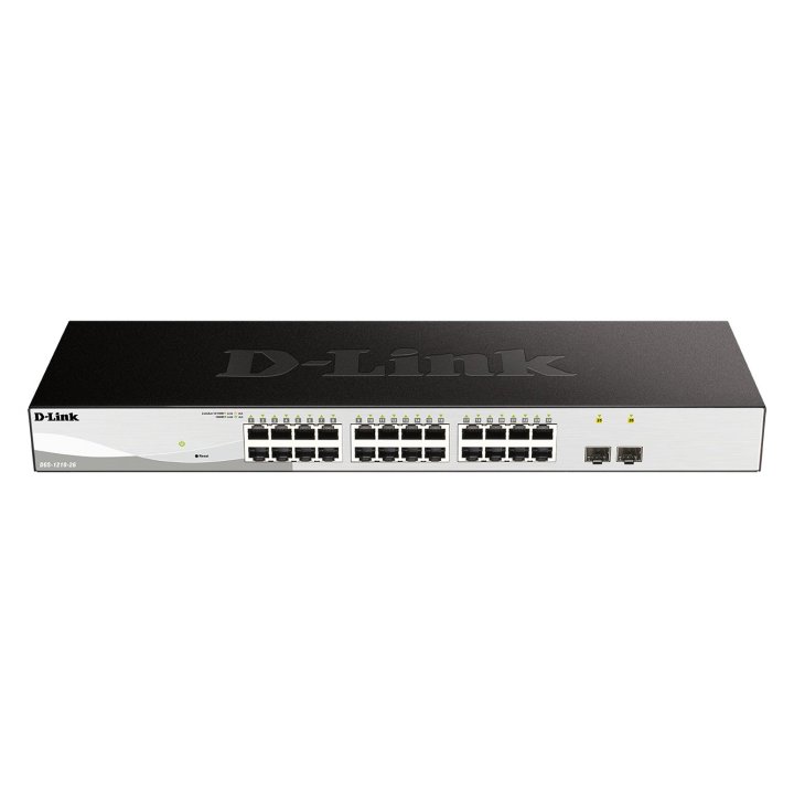 Switch Semigestionable D-link Dgs-1210-26 e 24p Giga + 2p Giga Combo Rack