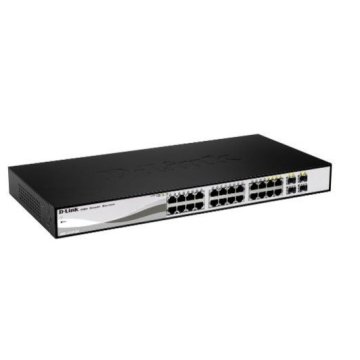 Switch Semigestionable D-link Dgs-1210-26 e 24p Giga + 2p Giga Combo Rack 2