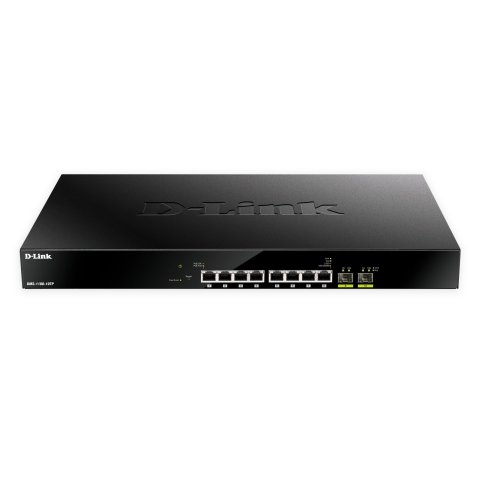 Switch Semigestionable D-link Dms-1100-10tp 8p 2.5g + 2p 10g   1g Sfp Poe (budget 240w) Rack