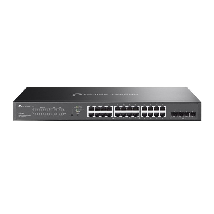 Switch Semigestionable Poe+ Tp-link Sg2428lp 28p De Los Cuales 16p Giga Poe+ 8p Giga + 4p Slot Giga Sfp Soporta 150w