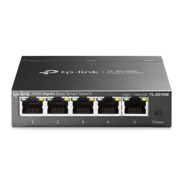 Switch Semigestionable Tp-link Sg105e 5p Giga Carcasa Metalica