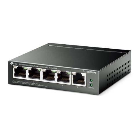 Switch Semigestionables Poe+ Tp-link Sg105pe 5p Gigabit 4p Poe+ Total Poe 65w Carcasa Metalica