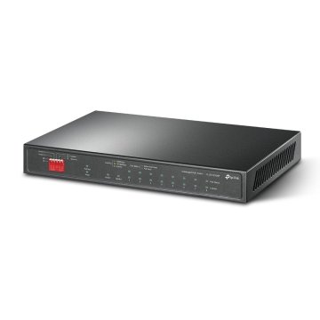 Switch Semigestionable Tp-link Sg1210mp 9p De Los Cuales 8p Giga Poe poe+ 1p Giga Sfp Rj45 Alimentacion Poe 123w Rack 19" 1u 2