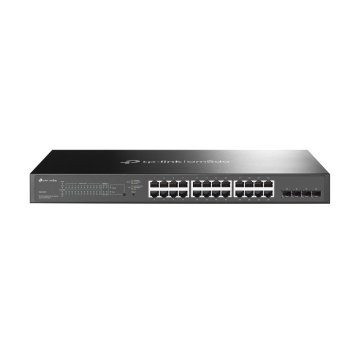 Switch Semigestionable Poe+ Tp-link Sg2428p 24p Giga Poe+ Y 4 Ranuras Sfp Gigabit