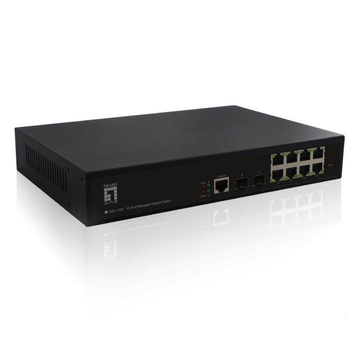 Switch Level One Gestionable L2 8p 10 100 1000 + 2p Gigabit Combo